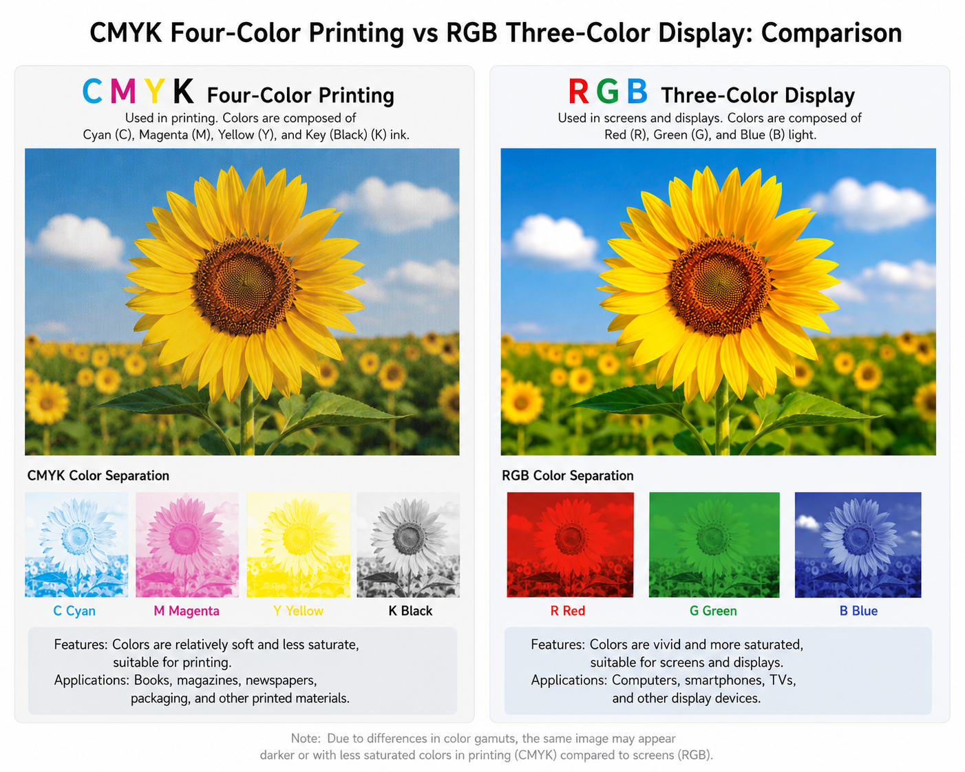 Avoid Color Shifting – Shift from RGB to CMYK/Pantone Early