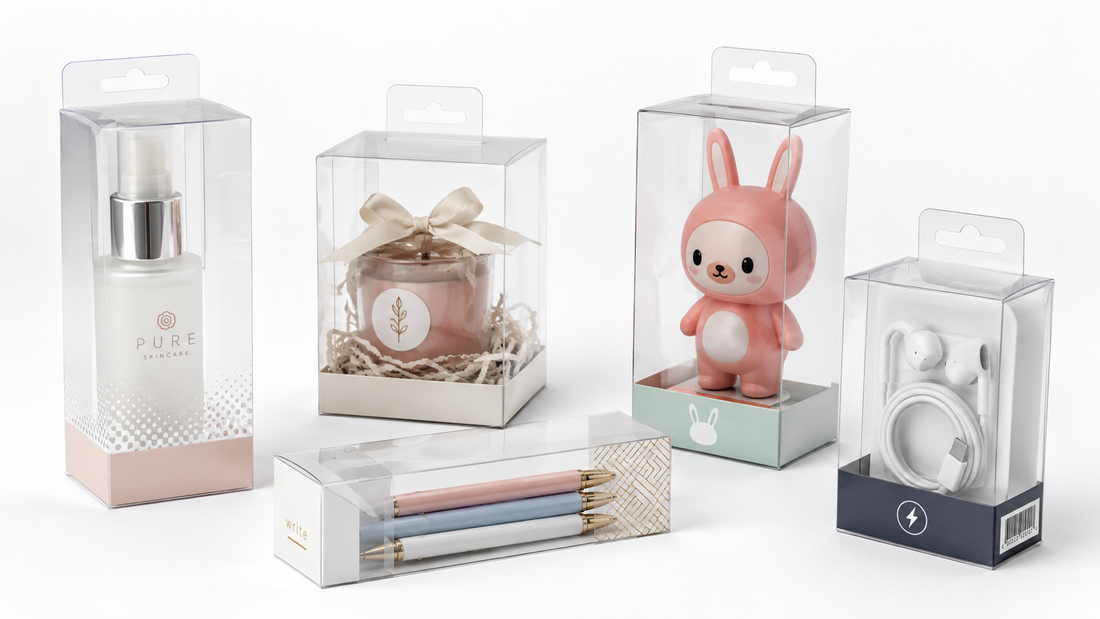Custom Clear Plastic Boxes for Retail Packaging