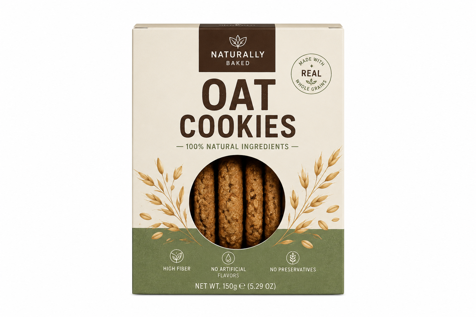 Premium Custom Food-Grade Granola Bar Packaging Box