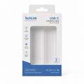 Premium Custom Clear PET Electronics Box with White Ink Underprinting