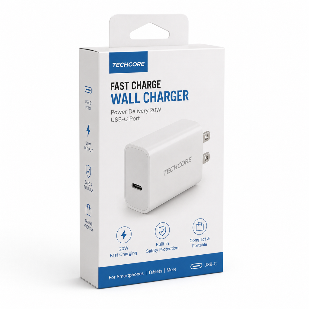 Premium Retail-Ready Electronic Accessory Packaging Box